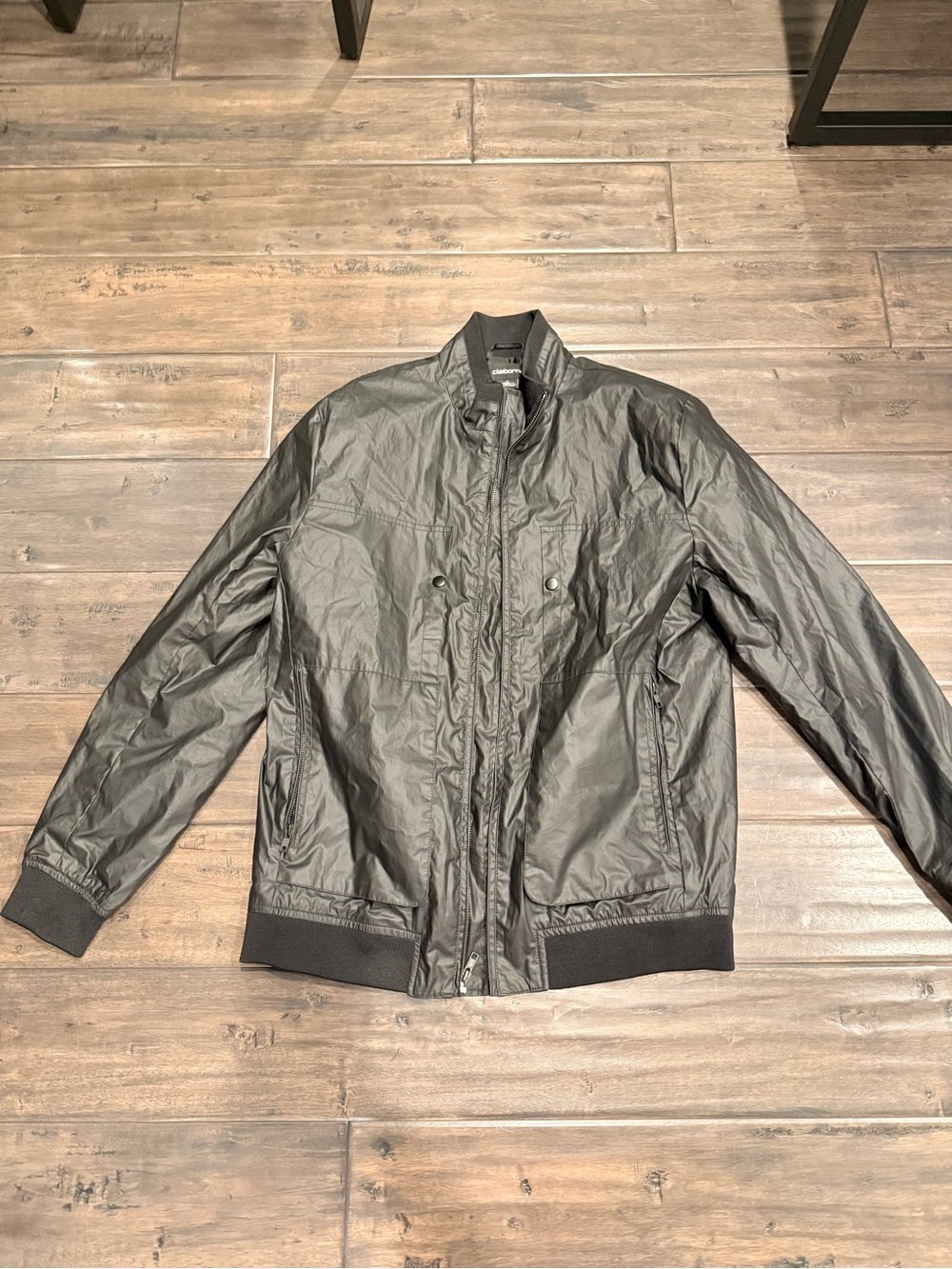 Liz Claiborne Black Men's Bomber Jacket